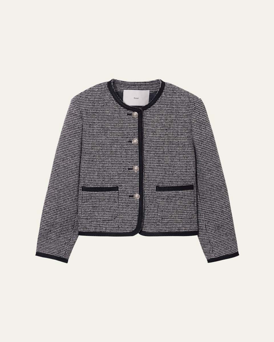 Classic Bouclé Tweed Jacket
